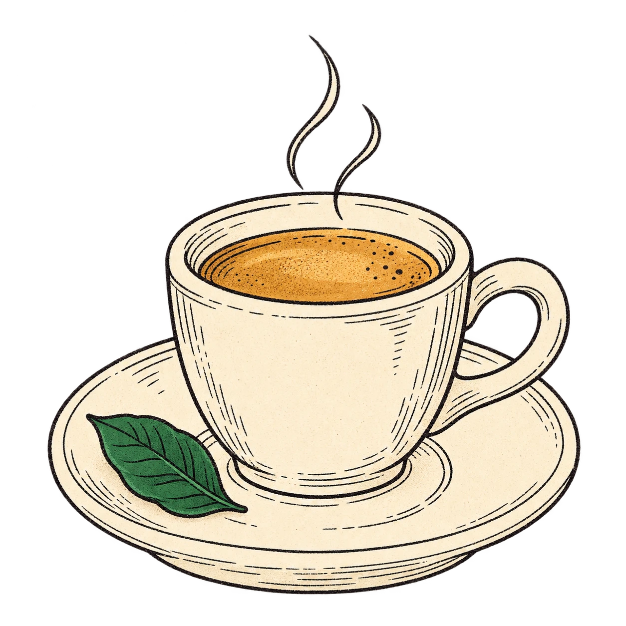 Illustrated tinyLDN coffee cup